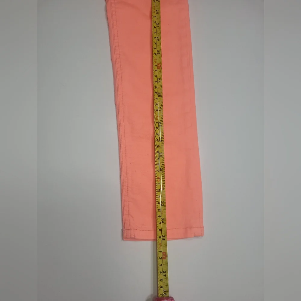 ❤️GB GIRLS SKINNY JEANS  SIZE 12  COLOR TANGERINE - TANGO - Picture 10 of 13